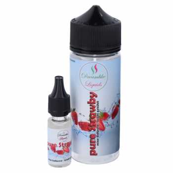 Pure Strawby Dreamlike Aroma 10ml / 120ml süße Erdbeeren mit kleiner Frischenote