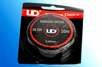 Edelstahldraht SS316L 0,4 mm 26GA 30FT (9,1 Meter)