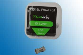 10 x SS316L Wave Coil (1 Packung)