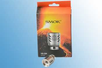 3 x Smok TFV8 V8-Q4 Ersatzverdampfer Quadruple (1 Packung)