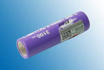 Efest 18650 3100mah Round Top IMR Violett (mit Nupel)