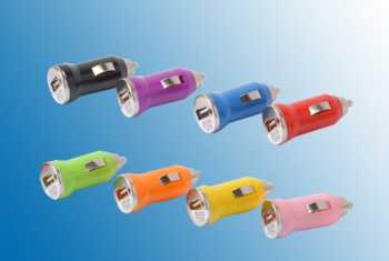 KFZ USB Adapter (verschiedene Farben)