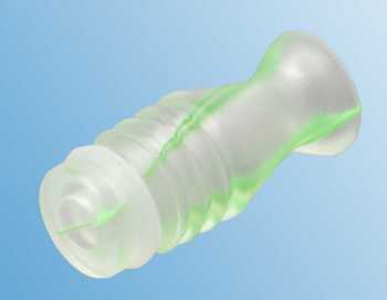 Driptip Transparent geriffelt