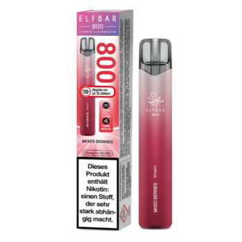 Mixed Berries Elfbar 800 E-Zigarette 20mg NicSalt (leckerer Beerenmix)