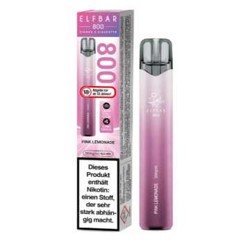 Pink Lemonade Elfbar 800 E-Zigarette 20mg NicSalt (Limonade mit Zitrusfrüchten)