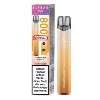 Strawberry Apricot Elfbar 800 E-Zigarette 20mg NicSalt (Erdbeer und Aprikose)