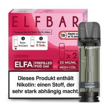 Cherry  20mg Elfbar Elfa Pod 2 Stück (Kirsch Geschmack)