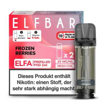 Frozen Berries 20mg Elf Bar Elfa Pod 2 Stück (Beerenfrüchte mit kühler Note)