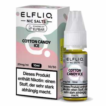 Cotton Candy Ice  ELFLIQ Nikotinsalz Liquid 10ml (Zuckerwatte mit frischer Note)