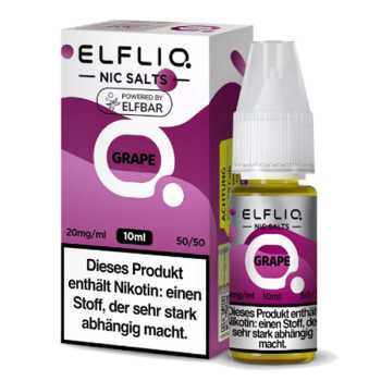 Grape ELFLIQ Nikotinsalz Liquid 10ml (Trauben Geschmack)