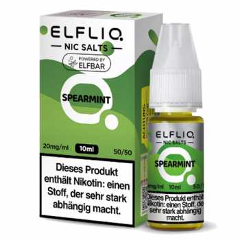 Spearmint ELFLIQ Nikotinsalz Liquid 10ml (frischer Minz Kaugummi)