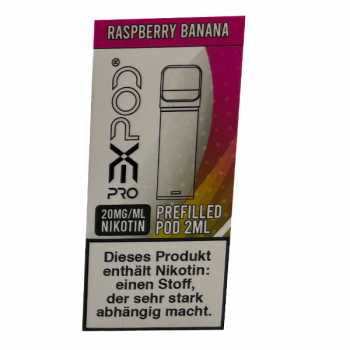 Raspberry Banana Expod Pro Pod 20mg (Himbeer Bananen Geschmack)