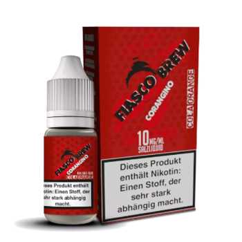 Corangino Fiasco Brew Nikotinsalz Liquid 10ml (Orangen Cola)