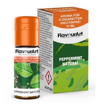Peppermint Natural Flavour Art Aroma 10ml (erfrischender Pfefferminz Geschmack)
