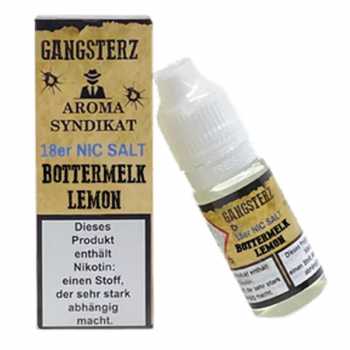 Bottermelk Lemon Gangsterz Nikotinsalz Liquid 10ml (erfrischende Zitronen Buttermilch)