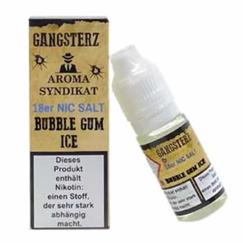 Bubble Gum Ice Gangsterz Nikotinsalz Liquid 10ml (Kaugummi mit frischer Note)