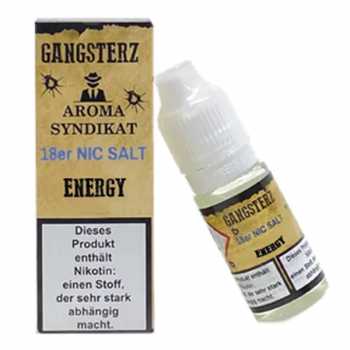 Energy Gangsterz Nikotinsalz Liquid 10ml (erfrischender Energy Drink)