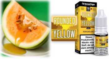 Rounded Yellow InnoCigs Liquid 10ml süße Honigmelone