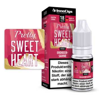 Pretty Sweetheart InnoCigs Liquid 10ml Erdbeer Sahne Liquid