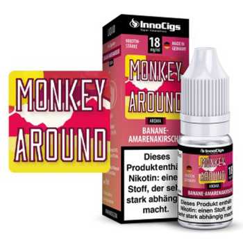 Monkey Around InnoCigs Liquid 10ml (Kiba süße Amarenakirschen und Banane)