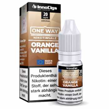 Orange Vanilla One Way InnoCigs Nikotinsalz Liquid 10ml (Orange und Vanille)