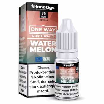 Watermelon One Way InnoCigs Nikotinsalz Liquid 10ml (Wassermelonen Geschmack)