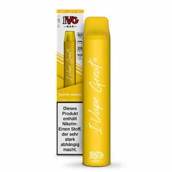 Exotic Mango IVG Bar 20mg Einweg E-Zigarette (Mango Geschmack)