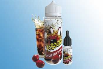 Cola Cherry K-BOOM Aroma 10ml + Chubby 120ml Flasche
