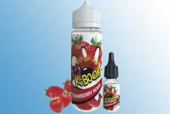 Strawberry Bomb K-BOOM Aroma 10ml + Chubby 120ml Flasche
