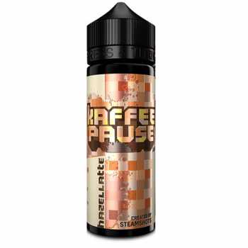 Hazellatte Kaffeepause Steamshots Aroma 10ml / 120ml (Latte Macchiato + Haselnuss Sirup)