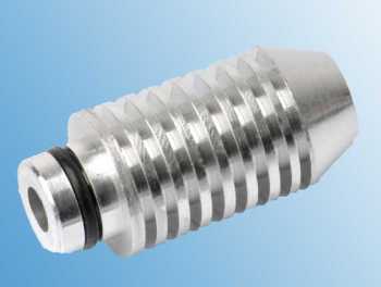 Dampf Shop - 510 Driptip Chrome mit Kühlrippen