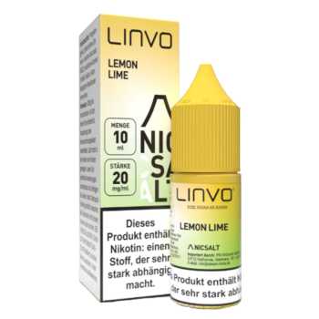 Lemon Lime Linvo Nikotinsalz 10ml Liquid – Spritzige Frische aus Zitrone und Limette