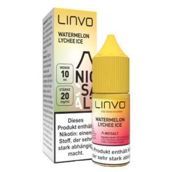 Watermelon Lychee Ice Linvo Nikotinsalz 10ml Liquid – Exotische Frische trifft fruchtige Leichtigkeit