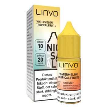 Watermelon Tropic Fruit Linvo Nikotinsalz 10ml Liquid – Sommerliche Fruchtvielfalt in jedem Zug