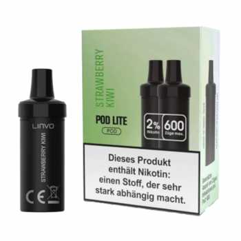 Strawberry Kiwi 20mg Linvo Pod Lite 2 Stück (Erdbeere trifft Kiwi)