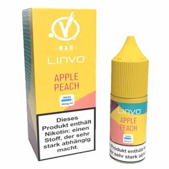 Apple Peach Linvo Nikotinsalz Liquid 10ml 20mg (Fruchtmix Apfel mit Pfirsich)