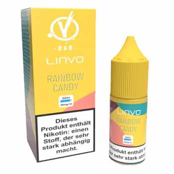 Rainbow Candy Linvo Nikotinsalz Liquid 10ml 20mg (Bonbons mit Fruchtgeschmack)