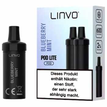 Blueberry Mint 20mg Linvo Pod Lite 2 Stück (Blaubeere + Minze)