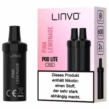 Pink Lemonade 20mg Linvo Pod Lite 2 Stück (leicht säuerliche Frucht Limonade)