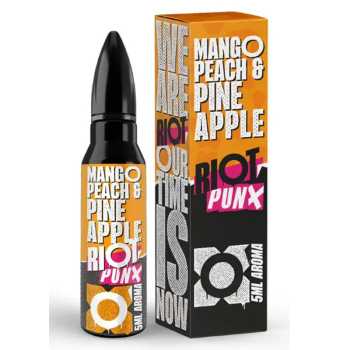 PUNX Mango, Pfirsich & Ananas Riot Squad Aroma 15ml / 60ml exotischer Früchtemix aus Mango, Pfirsich und Ananas