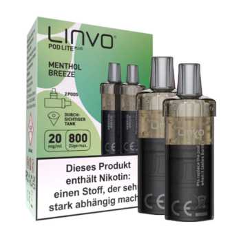 Menthol Breeze  20mg Linvo Pod Lite Plus 2 Stück (Menthol Geschmack)