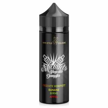 Früchtekompott Micha's 10ml Aroma + 120ml Chubby Liquidflasche Fruchtmix aus Banane, Birne und Apfel