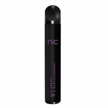 Grape Blackcurrant 20mg NIC Nikotionsalz Einweg E-Zigarette (Trauben + Johannisbeere)