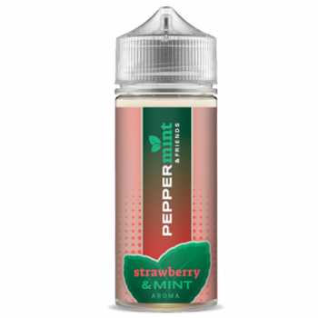 Strawberry Peppermint & Friends Aroma Longfill 20ml / 120ml (Erdbeeren mit feiner Minze)