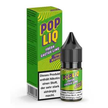 Fresh Cactus Lime PopLiq Nikotinsalz Liquid 10 ml – Erfrischender Kaktus-Limetten-Mix