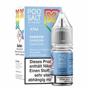 Rainbow Pod Salt X Nikotinsalz Liquid 10ml (Süß – saurer Fruchtmix)
