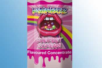 Psycho Bunny Aroma - Rainboz Zitronen, Limetten und Orangeneiscreme mit Cooling Kick