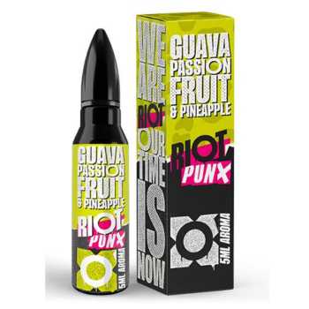 PUNX Guave, Passionsfrucht & Ananas Riot Squad Aroma 15ml / 60ml leckerer Fruchtmix aus Guave, Passionsfrucht und Ananas