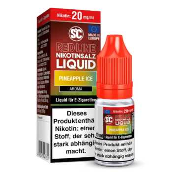 Pineapple Ice Red Line Nikotinsalz SC Liquid 10ml (Ananas mit kühler Note)
