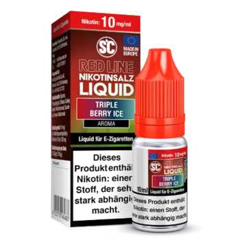 Triple Berry Ice Red Line Nikotinsalz SC Liquid 10ml (Beerenmix mit kühler Note)